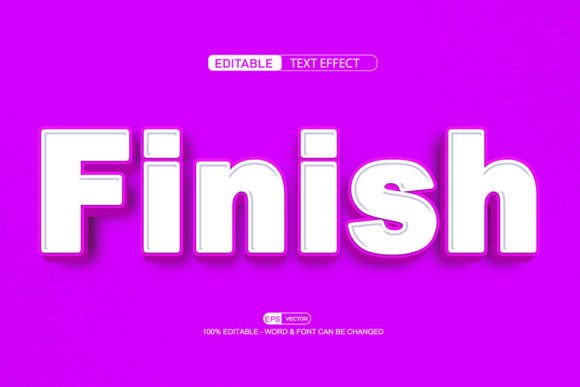 3D Editable Text Effect Vector for Creative Workflows