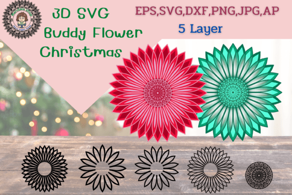 3D SVG Buddy Flowers Christmas: A Strategic Tool for Creative Projects
