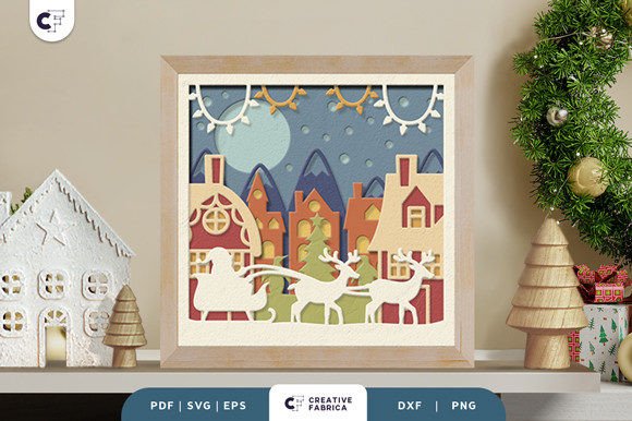 Christmas North Pole 3D Shadow Box: A Creative Holiday Craft for All Skill Levels