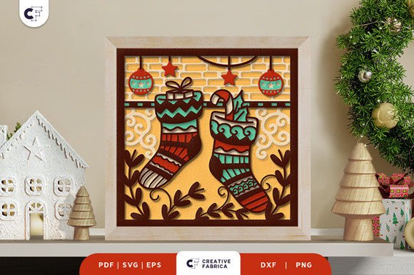 Christmas Stocking 3D Shadow Box: A Creative Way to Celebrate the Holidays