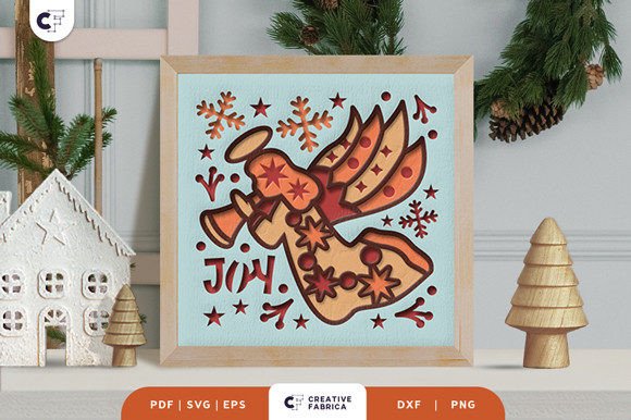 Cute Christmas Fairy 3D Shadow Box: A Creative Holiday Craft for All Skill Levels