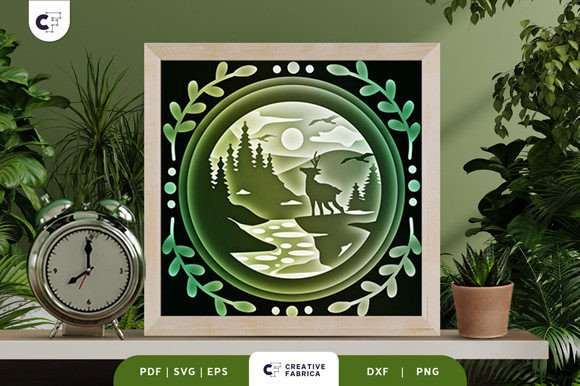 Deer in the Woods 3D Shadow Box: A Creative and Versatile Craft Project