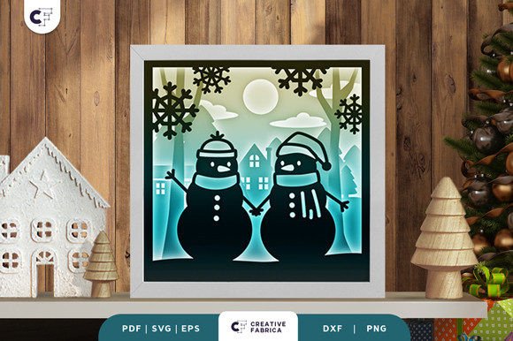 Retro Cute Snowman 3D Shadow Box: A Creative Winter Craft for All Skill Levels